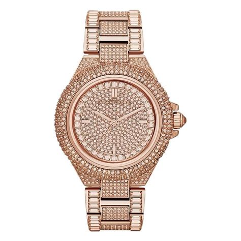 Michael Kors MK5862 Ladies Rose Gold Camille Glitz 